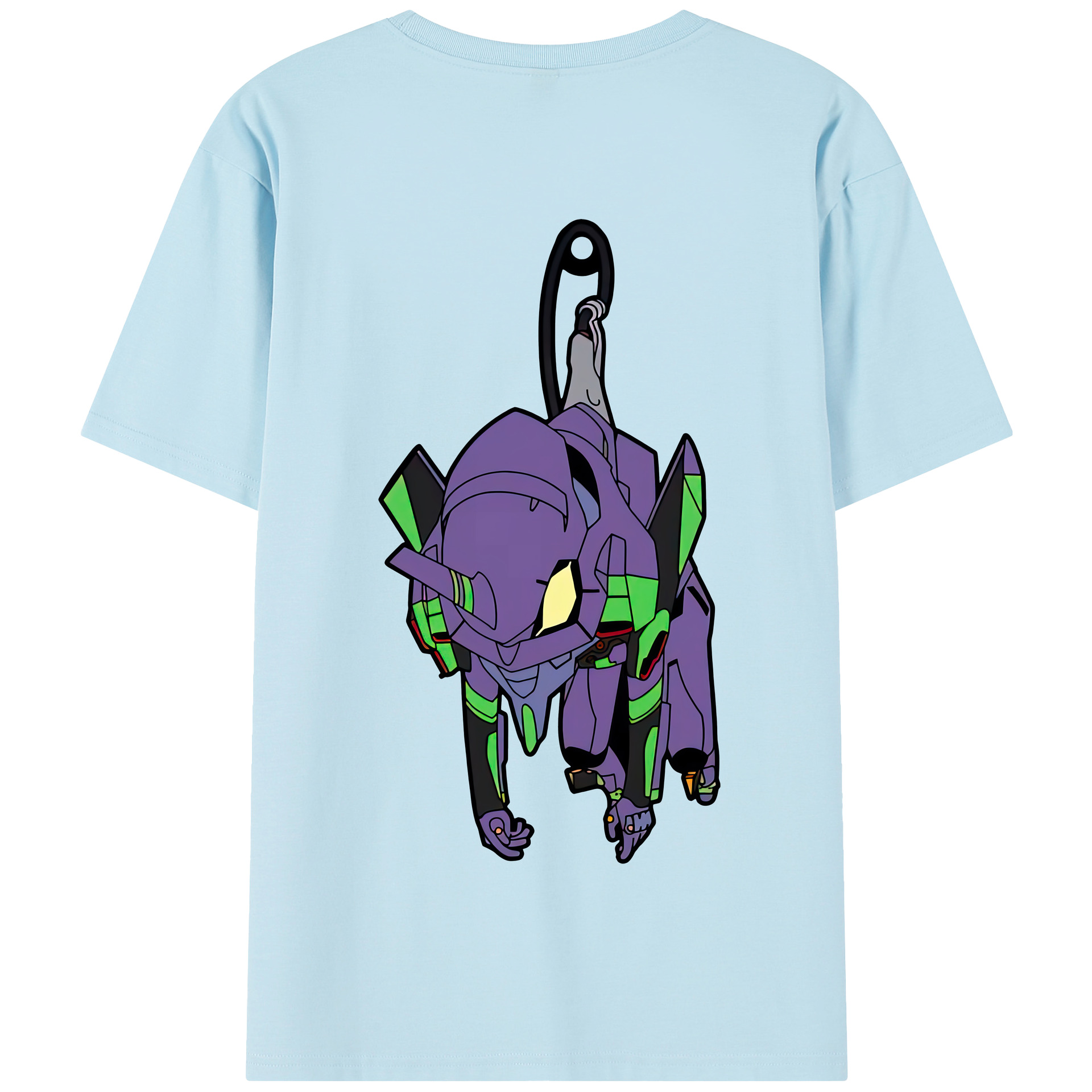 （画像用） EVA 新世紀エヴァンゲリオン 綿100％半袖Tシャツ（背面プリント）